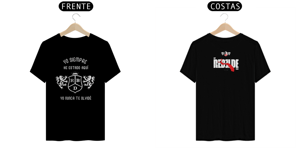 Nome do produto: Camiseta Unissex - RBD Yo Nunca Te Olvide
