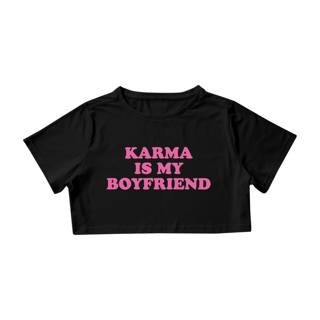 Nome do produto Cropped - Taylor Swift Karma Is My Boyfriend