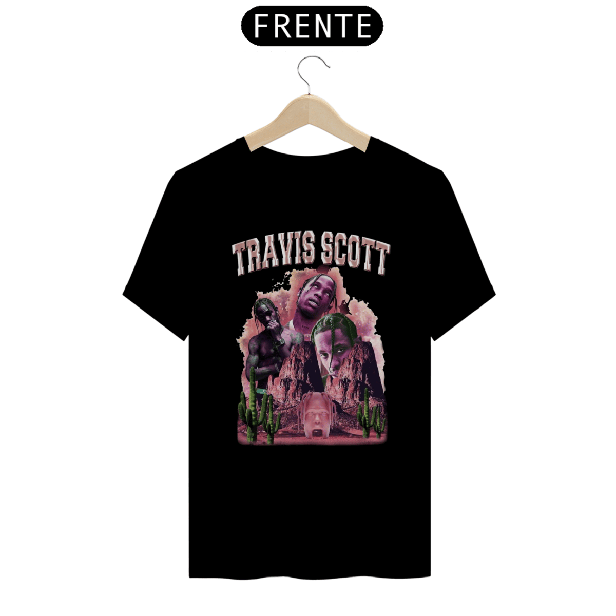 Nome do produto: Camiseta Unissex - Travis Scott