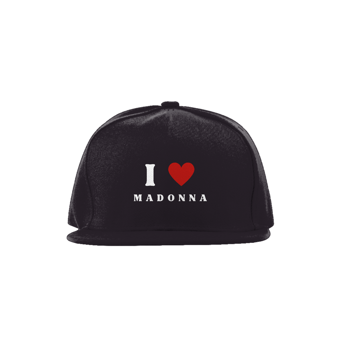 Nome do produto: Boné aba reta - I Love Madonna