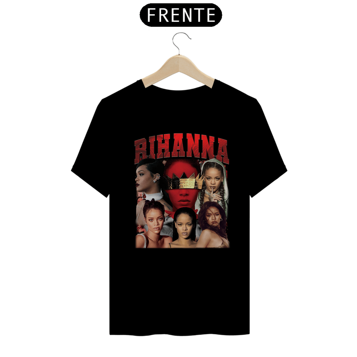 Nome do produto: Camiseta Unissex - Rihanna