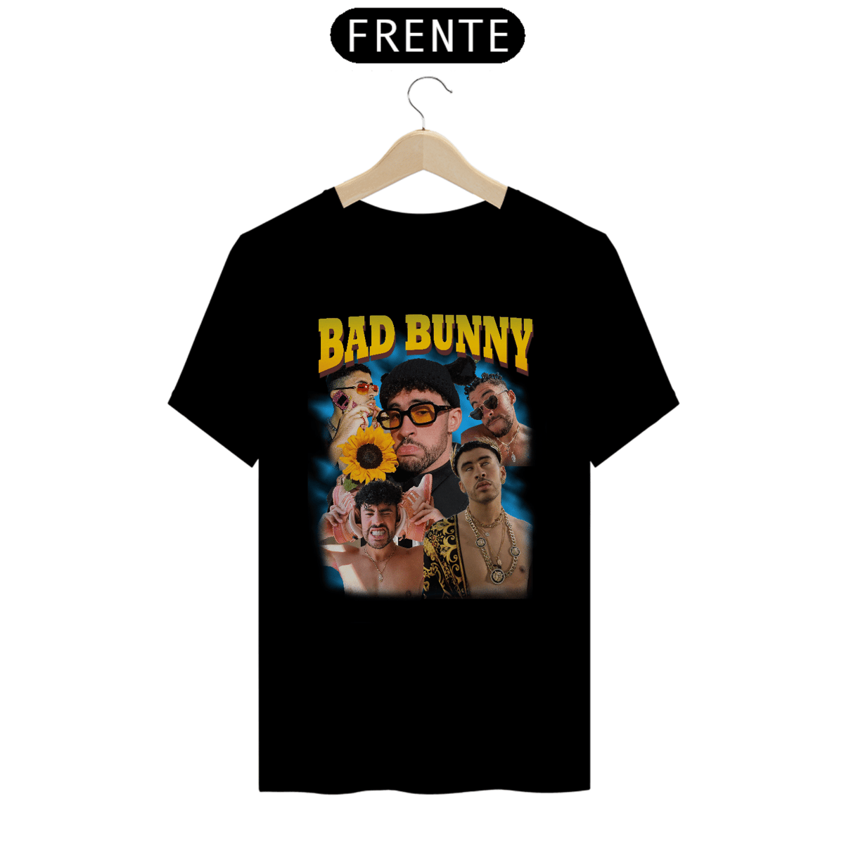 Nome do produto: Camiseta Unissex - Bad Bunny