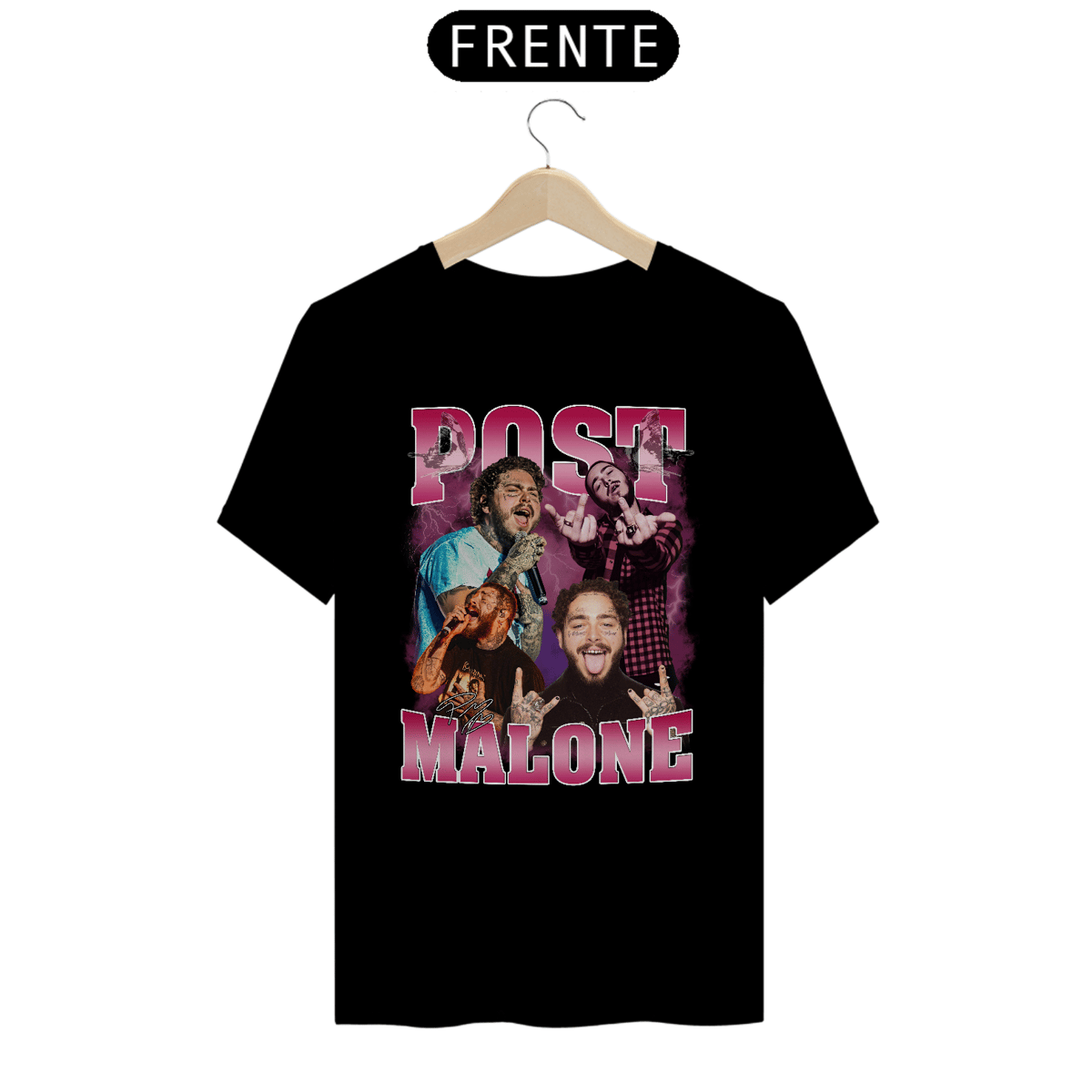 Nome do produto: Camiseta Unissex - Post Malone