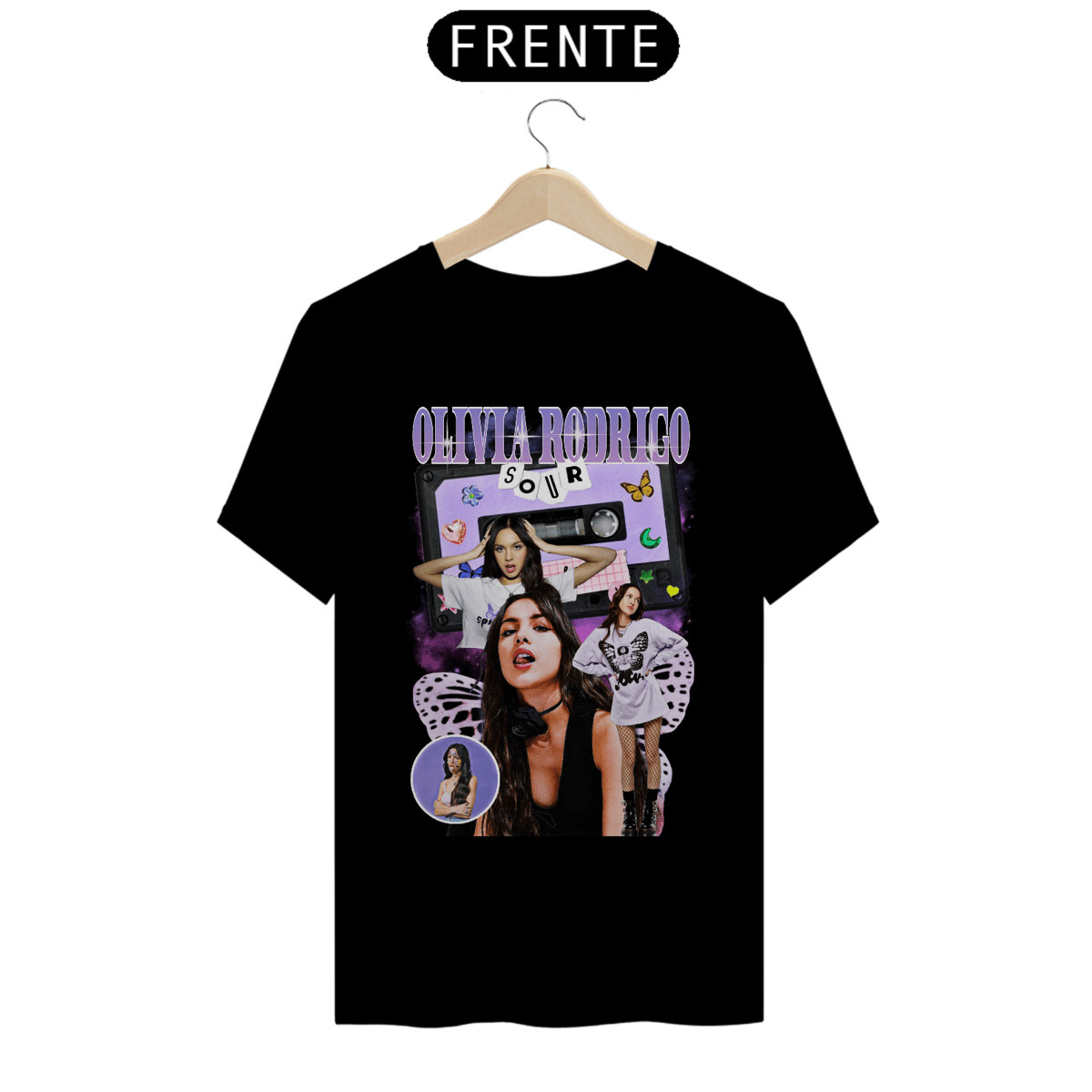 Nome do produto: Camiseta Unissex - Olivia Rodrigo