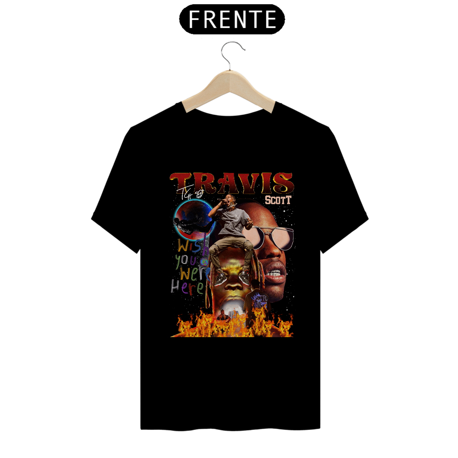 Camiseta Unissex - Travis Scott