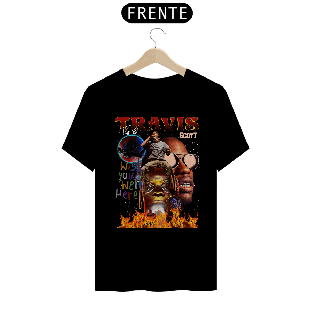 Nome do produto: Camiseta Unissex - Travis Scott