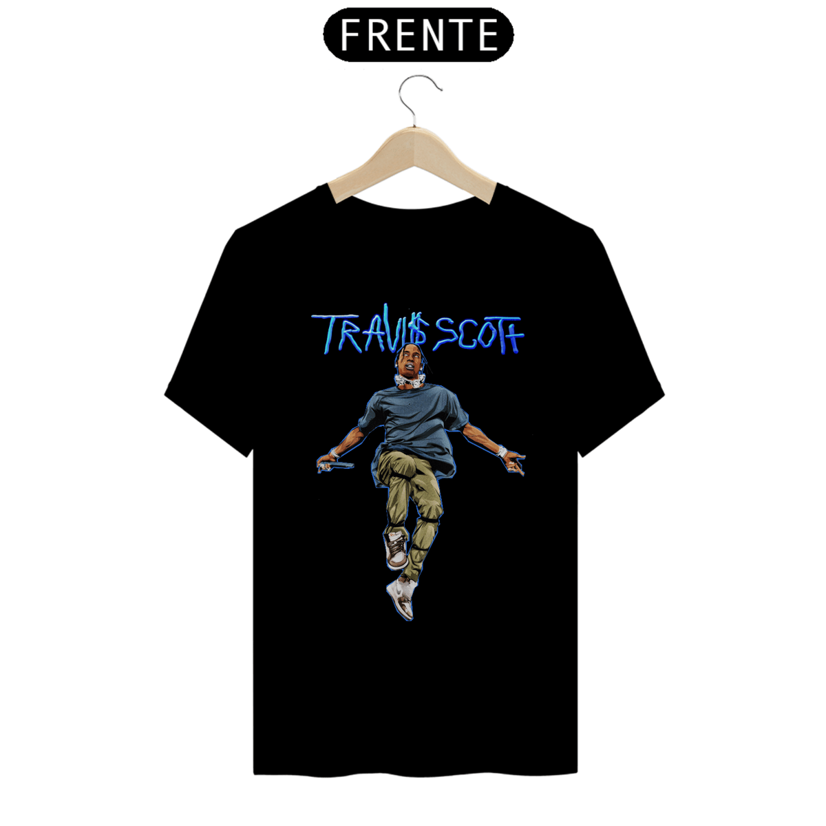 Nome do produto: Camiseta Unissex - Travis Scott