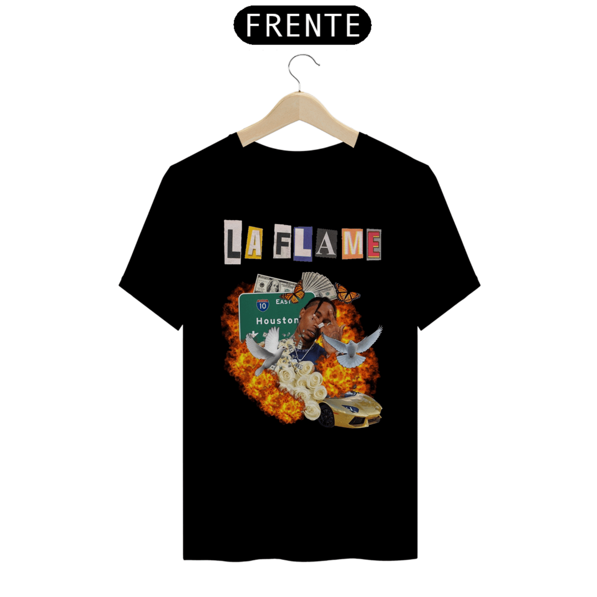 Nome do produto: Camiseta Unissex - Travis Scott