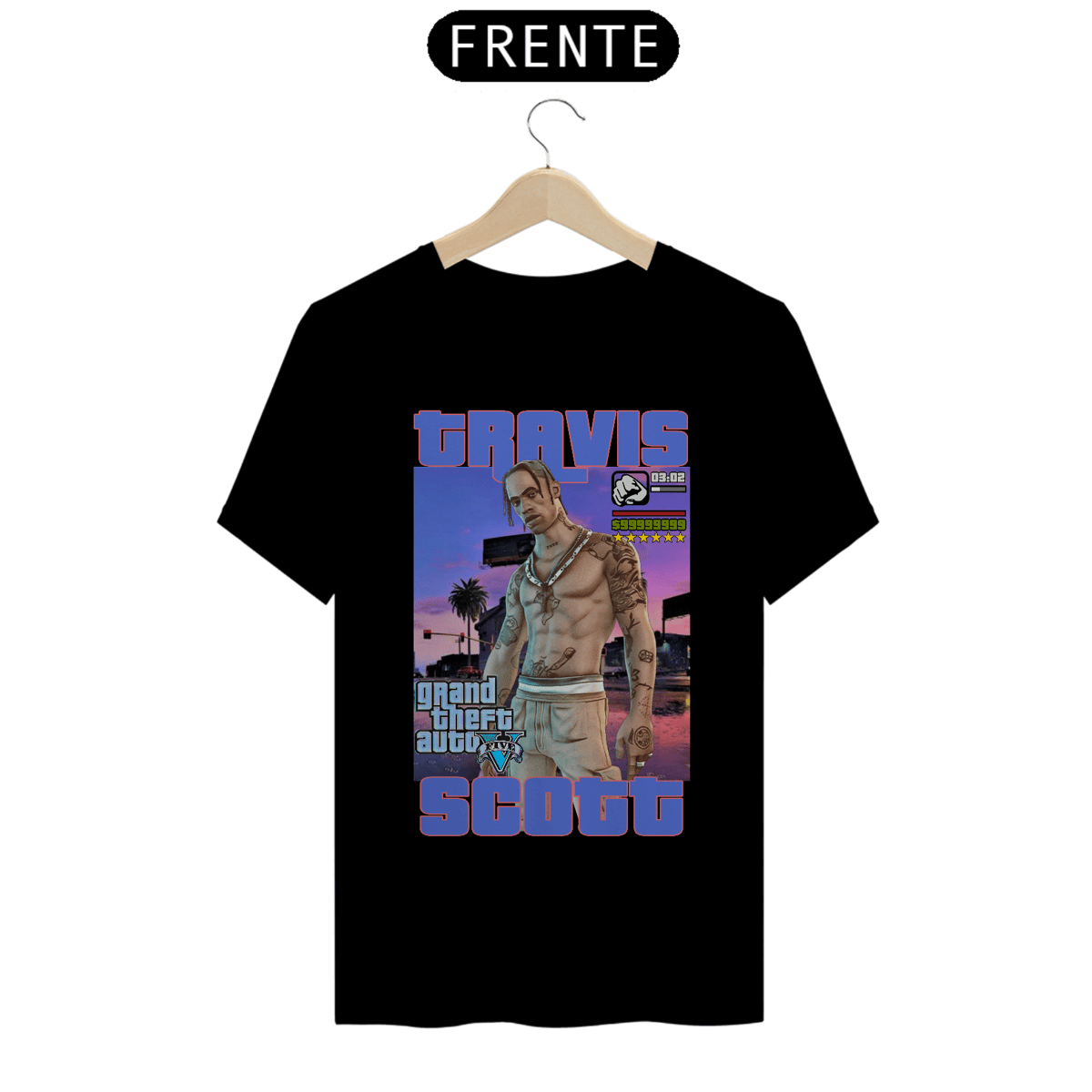 Nome do produto: Camiseta Unissex - Travis Scott