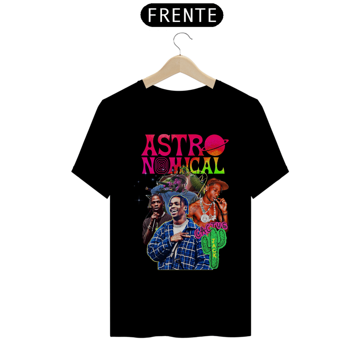 Nome do produto: Camiseta Unissex - Travis Scott
