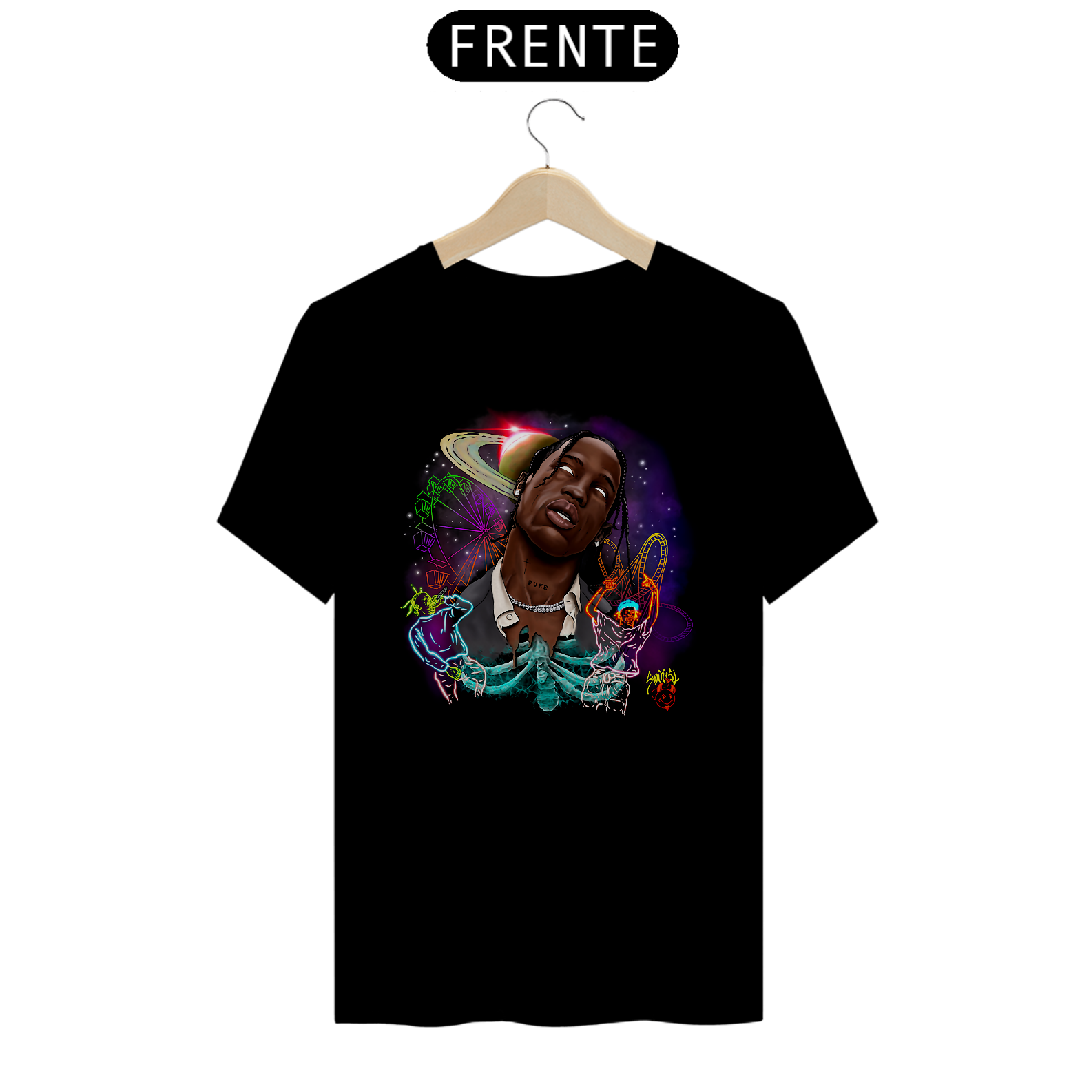 Camiseta Unissex - Travis Scott