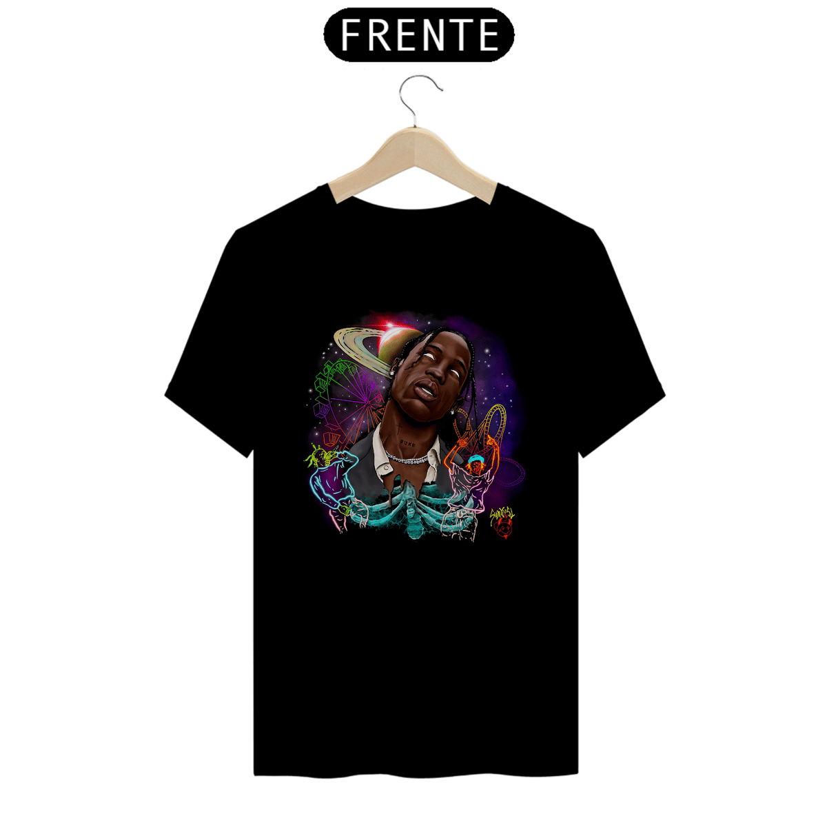 Nome do produto: Camiseta Unissex - Travis Scott