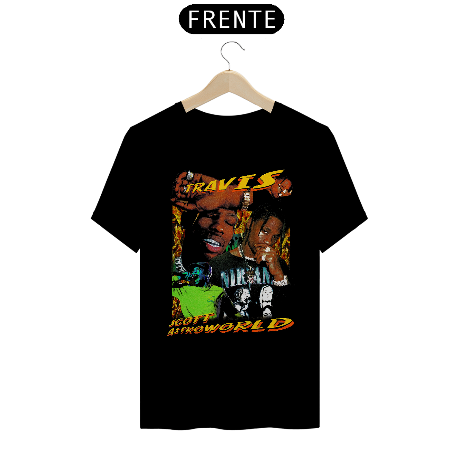 Camiseta Unissex - Travis Scott