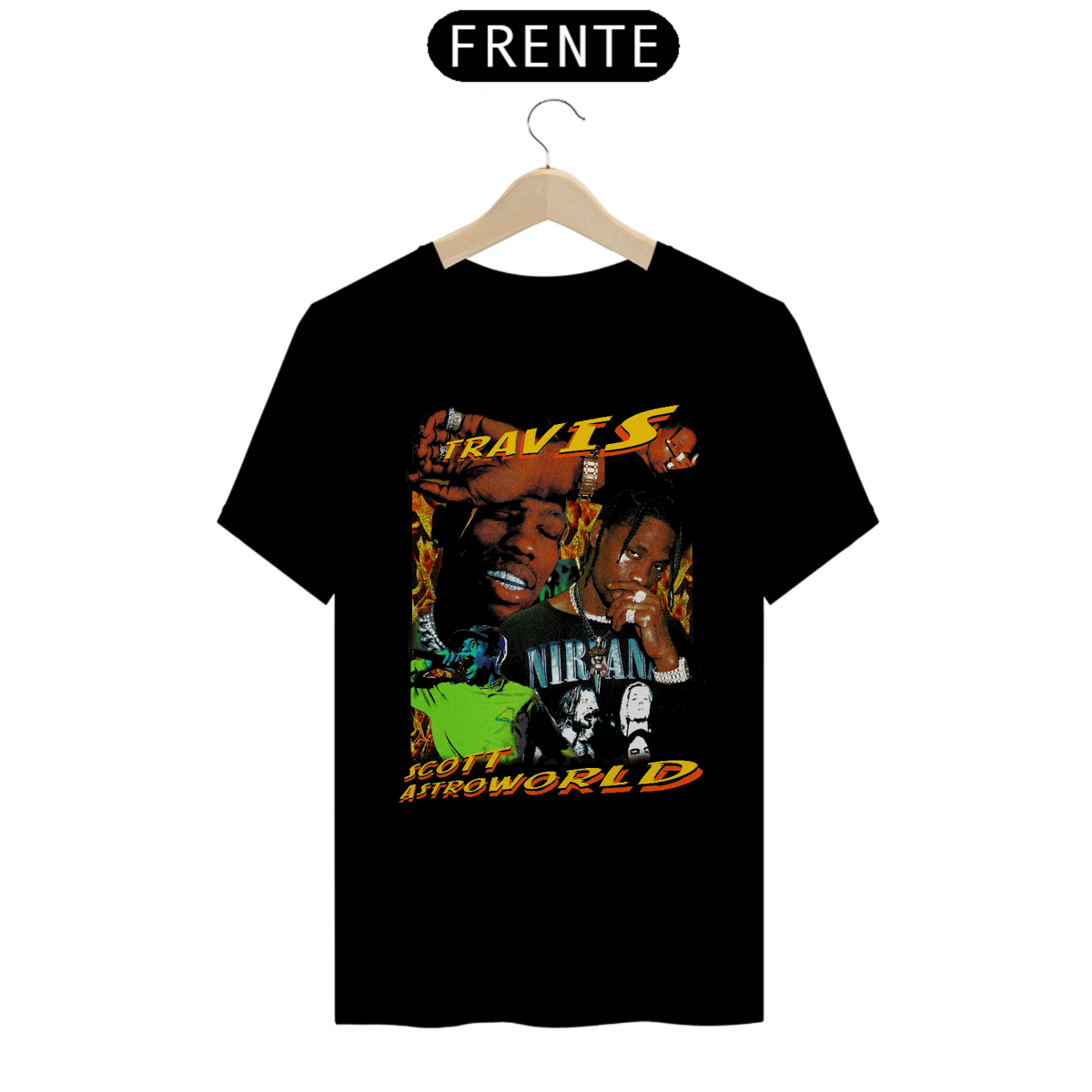 Nome do produto: Camiseta Unissex - Travis Scott