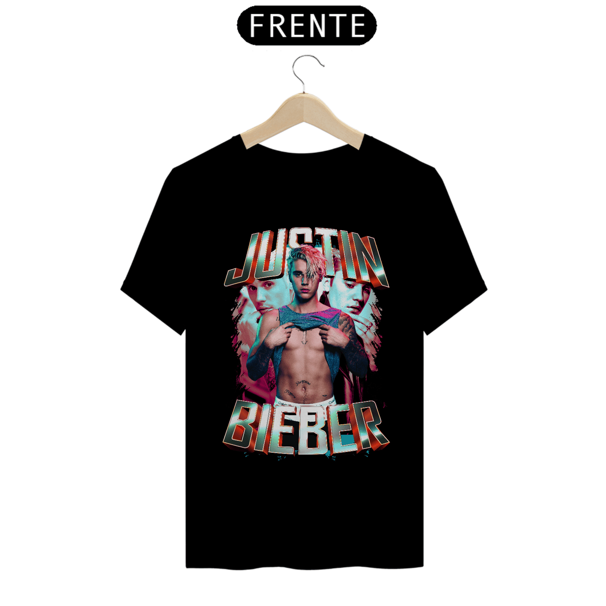 Nome do produto: Camiseta Unissex -  Justin Bieber