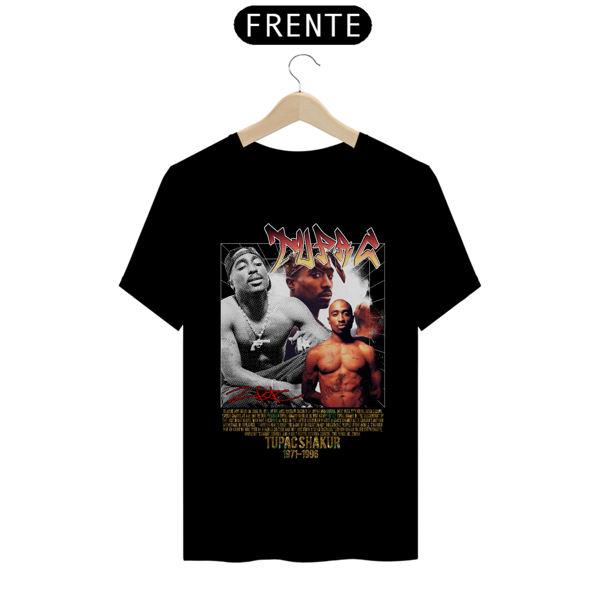 Nome do produto: Camiseta Unissex - Tupac