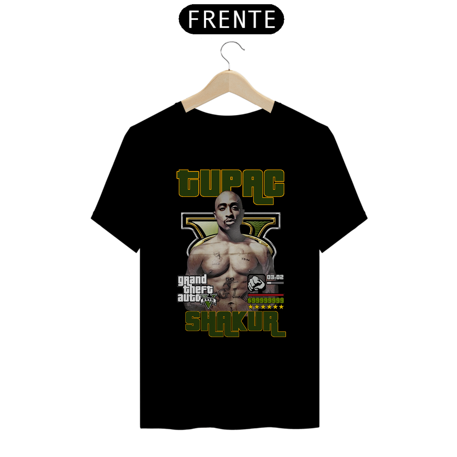 Camiseta Unissex - Tupac