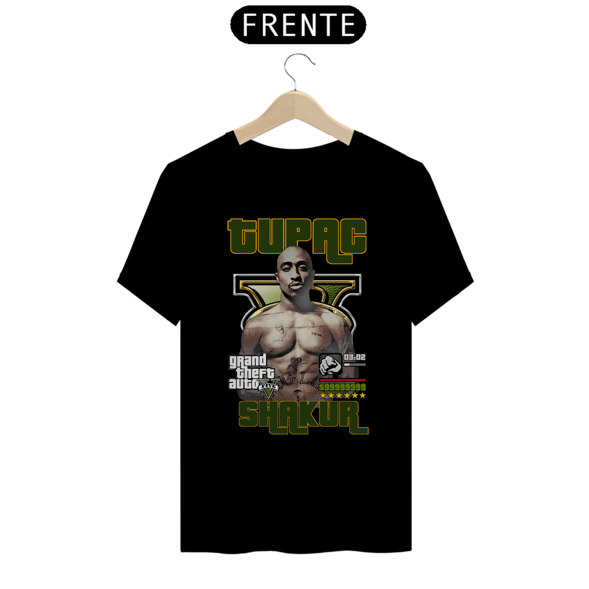 Nome do produto: Camiseta Unissex - Tupac