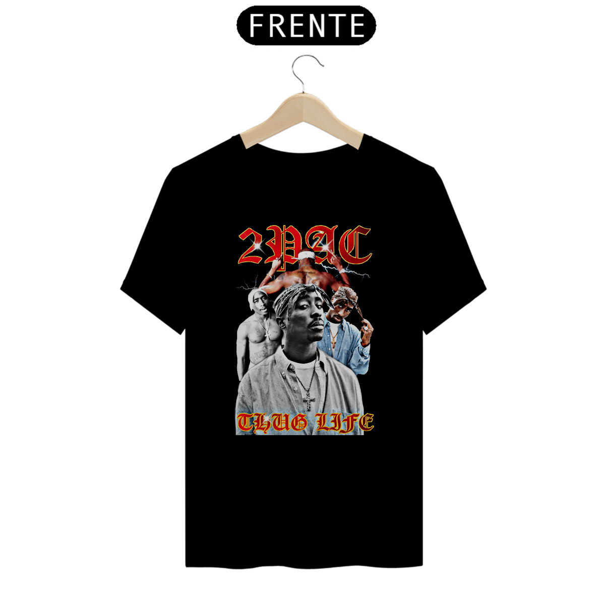 Nome do produto: Camiseta Unissex - Tupac
