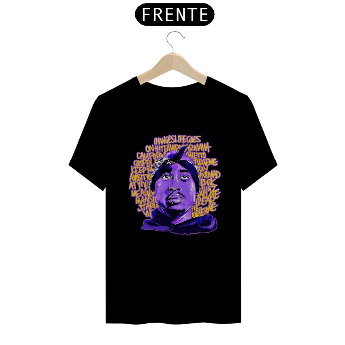 Nome do produto: Camiseta Unissex - Tupac