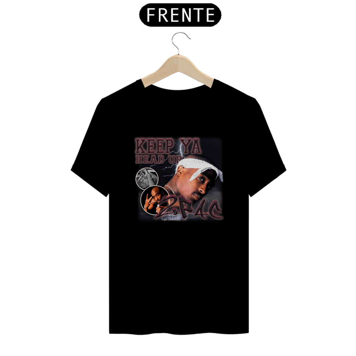 Nome do produto: Camiseta Unissex - Tupac
