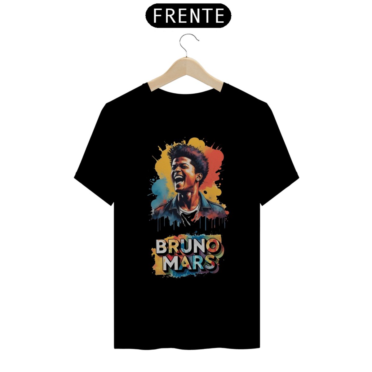 Nome do produto: Camiseta Unissex - Bruno Mars