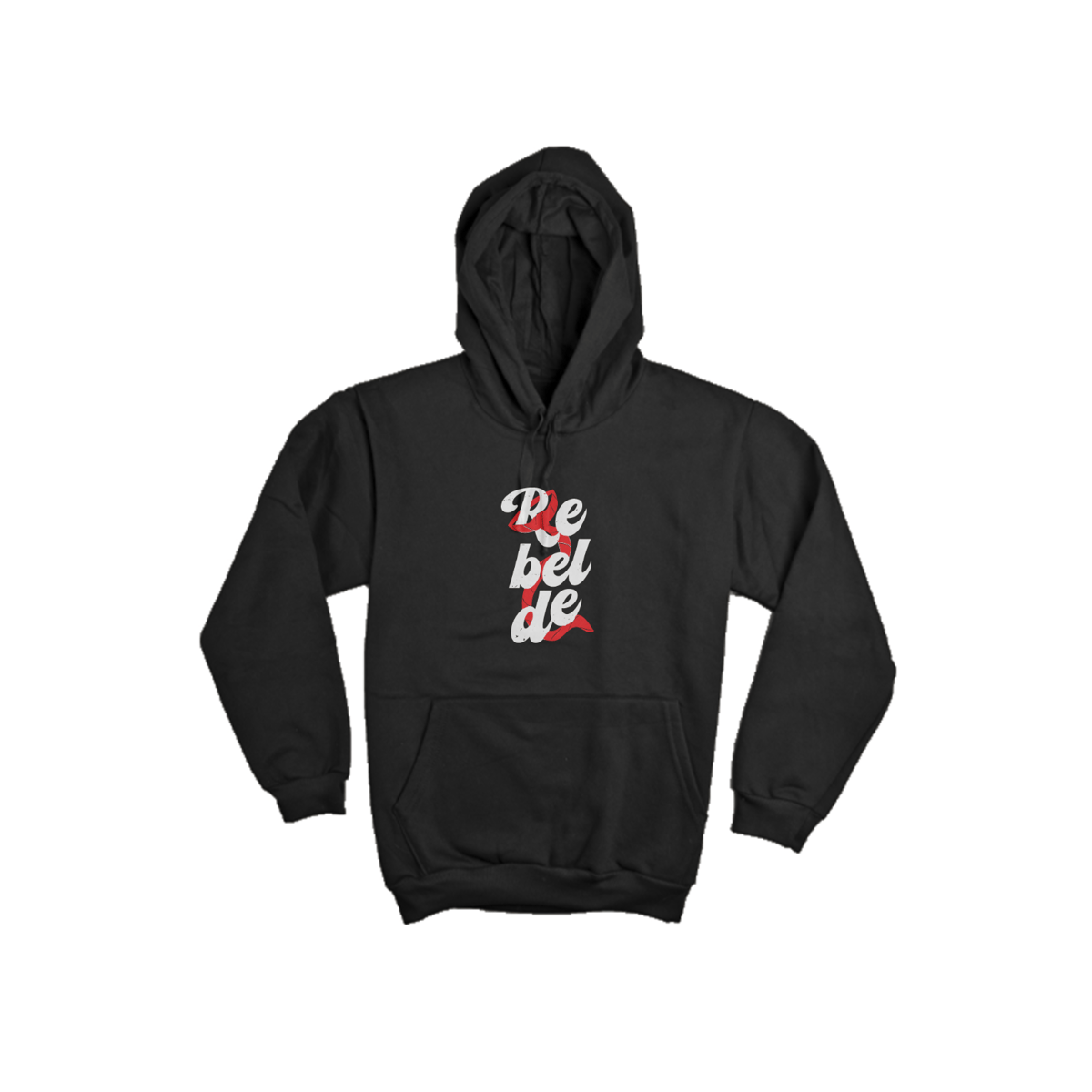 Nome do produto: Moletom Canguru - Rebelde Gravata 