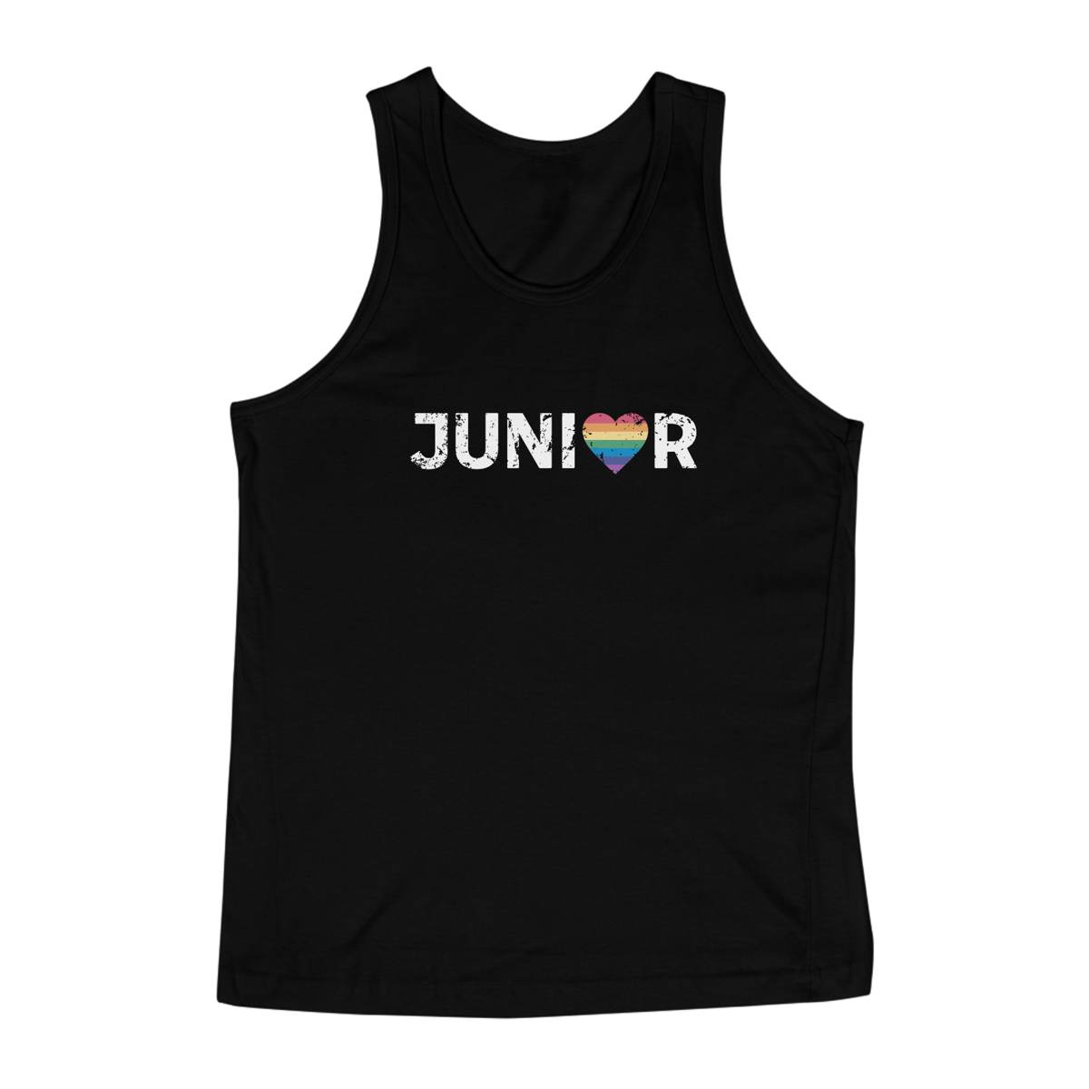 Nome do produto: Regata Masculina - Pride JUNIOR coração