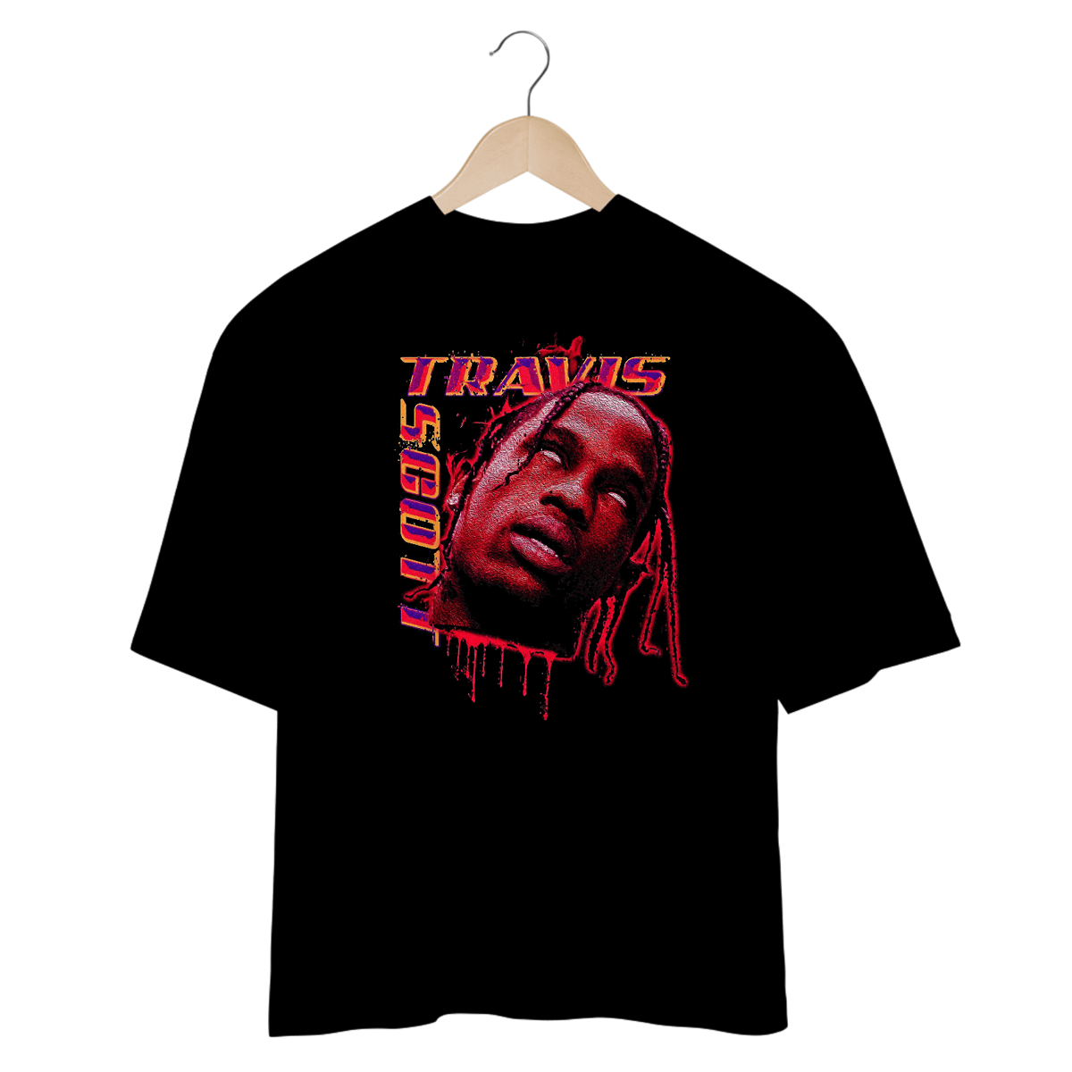 Nome do produto: Camiseta Oversized - Travis Scott