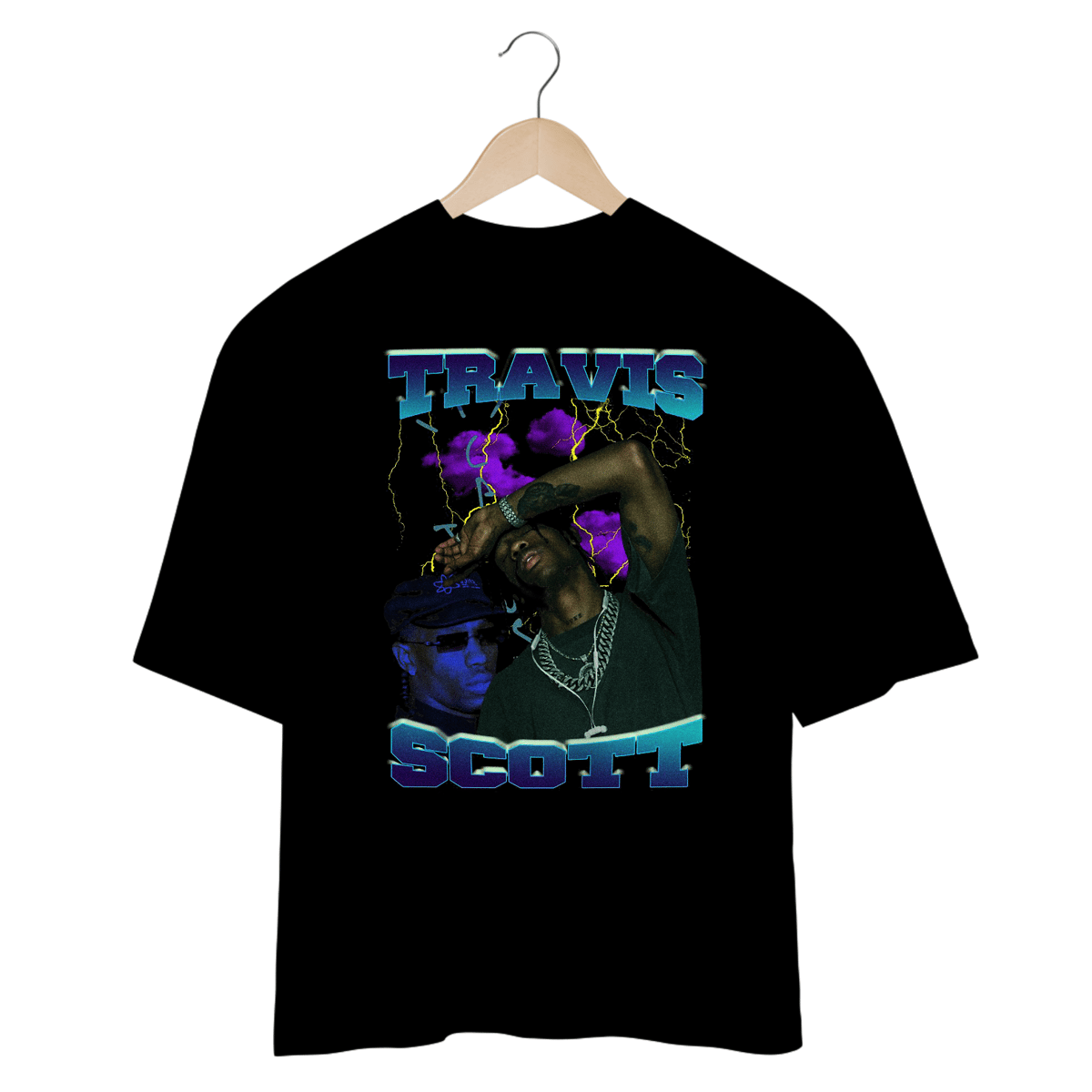 Nome do produto: Camiseta Oversized - Travis Scott