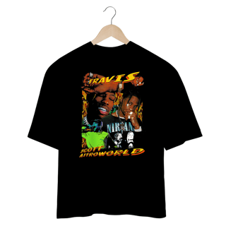 Camiseta Oversized - Travis Scott