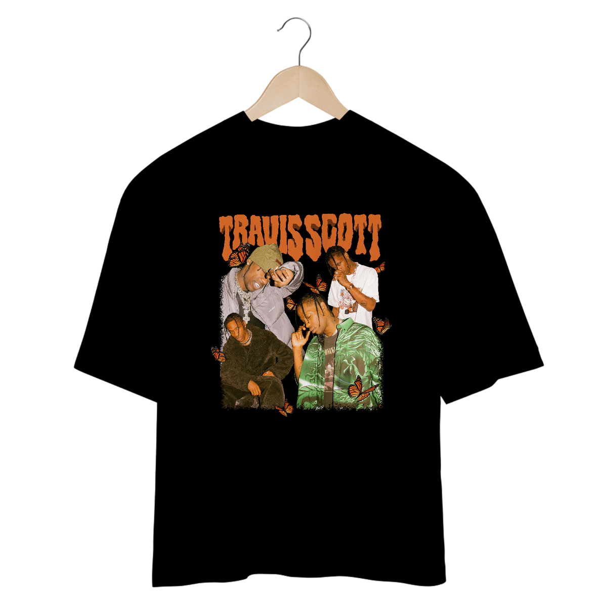 Nome do produto: Camiseta Oversized - Travis Scott