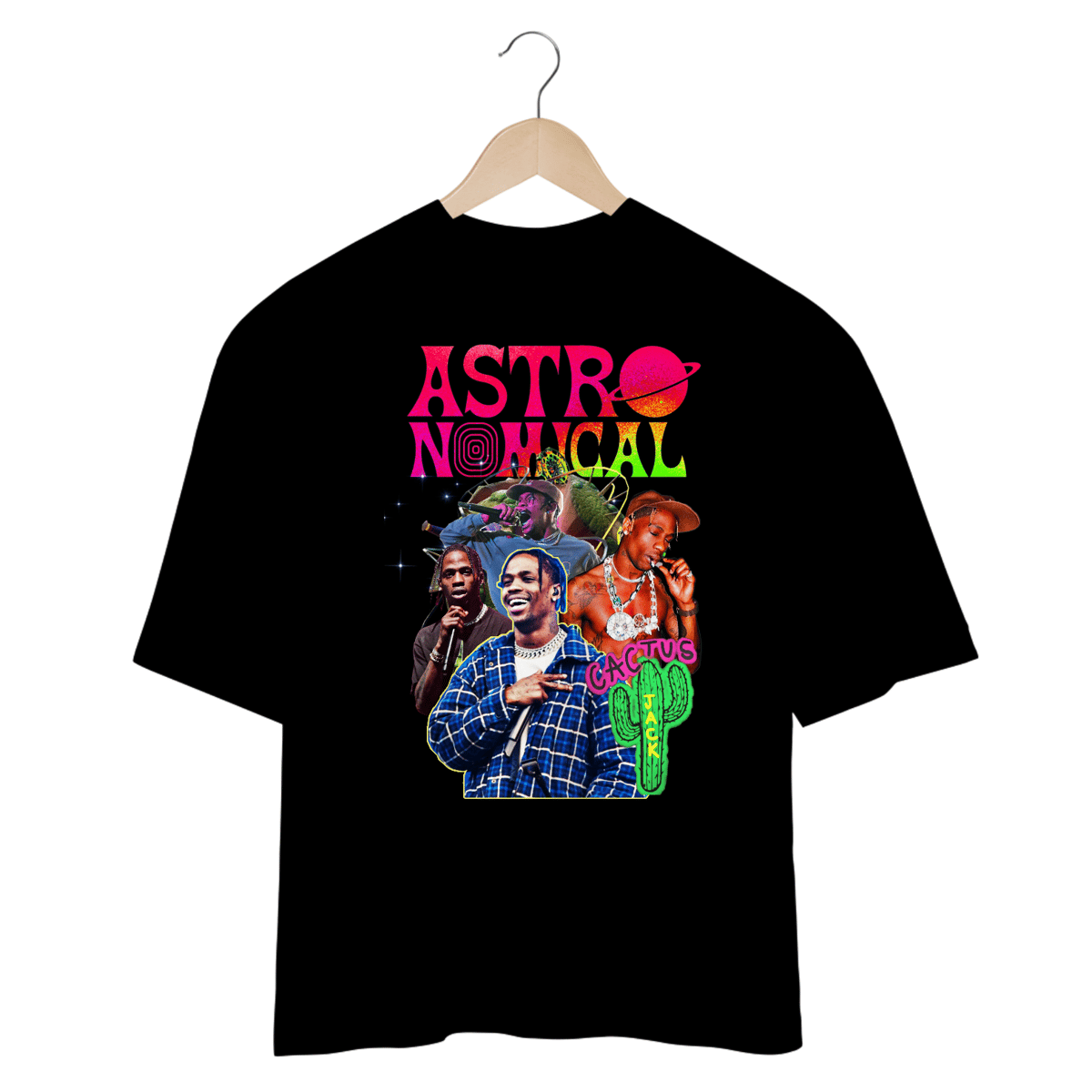 Nome do produto: Camiseta Oversized - Travis Scott