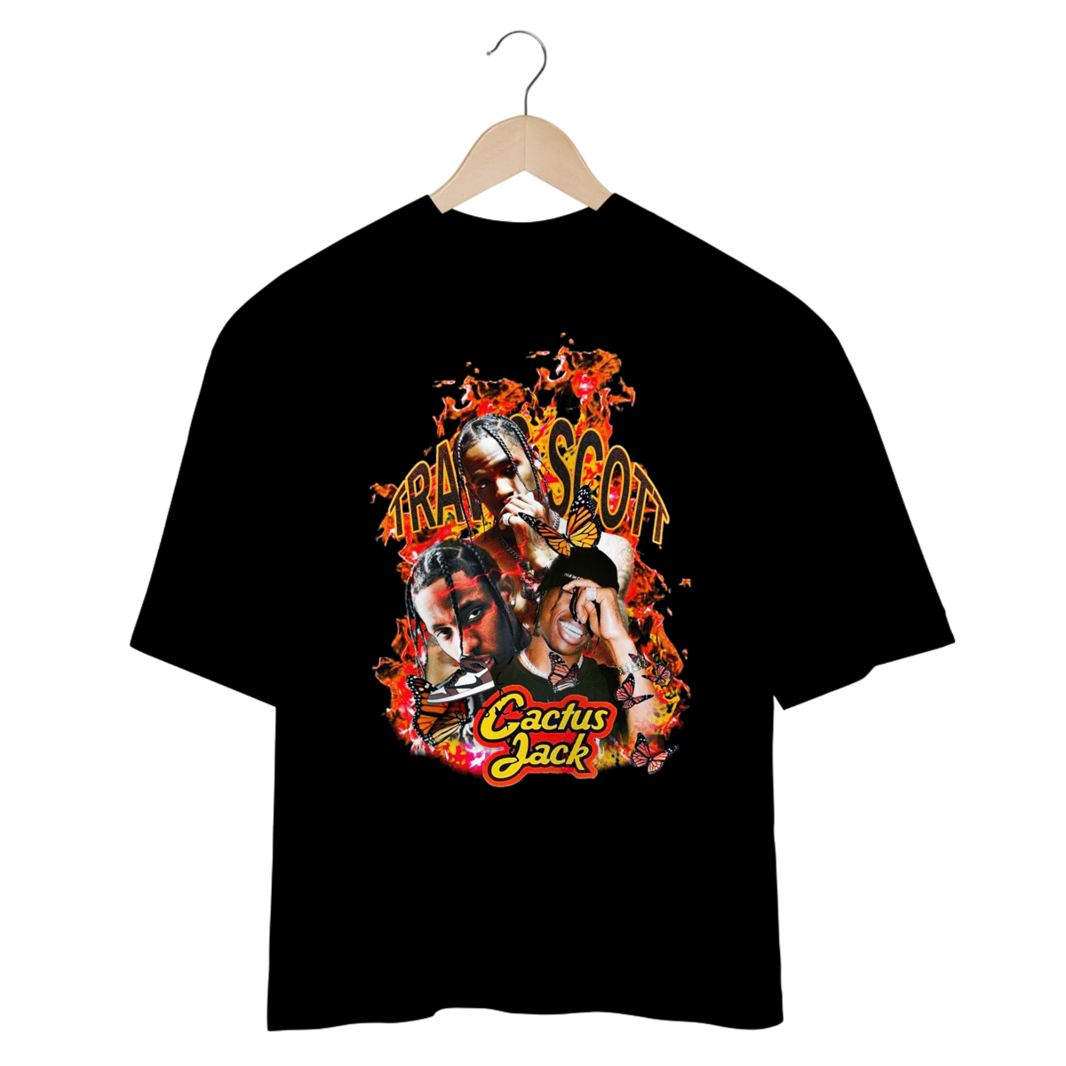 Nome do produto: Camiseta Oversized - Travis Scott