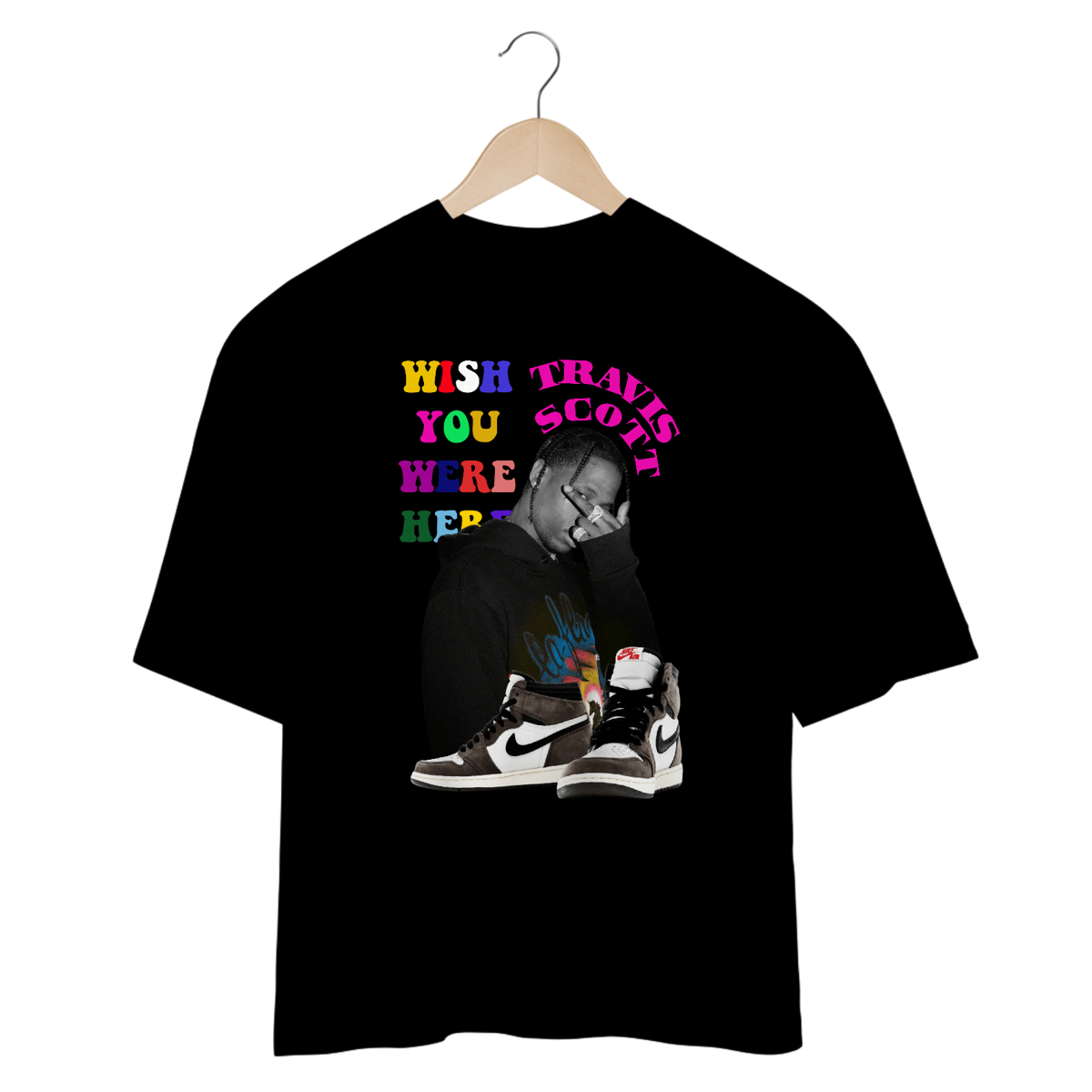 Nome do produto: Camiseta Oversized - Travis Scott