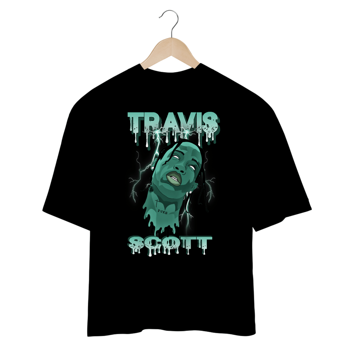Nome do produto: Camiseta Oversized - Travis Scott