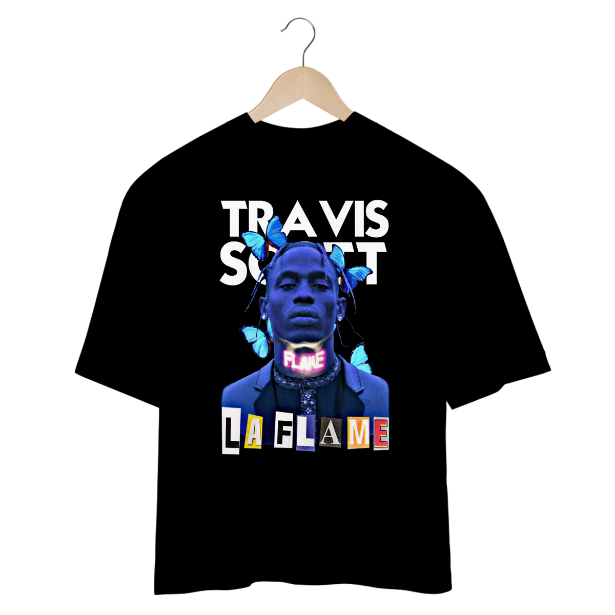 Nome do produto: Camiseta Oversized - Travis Scott
