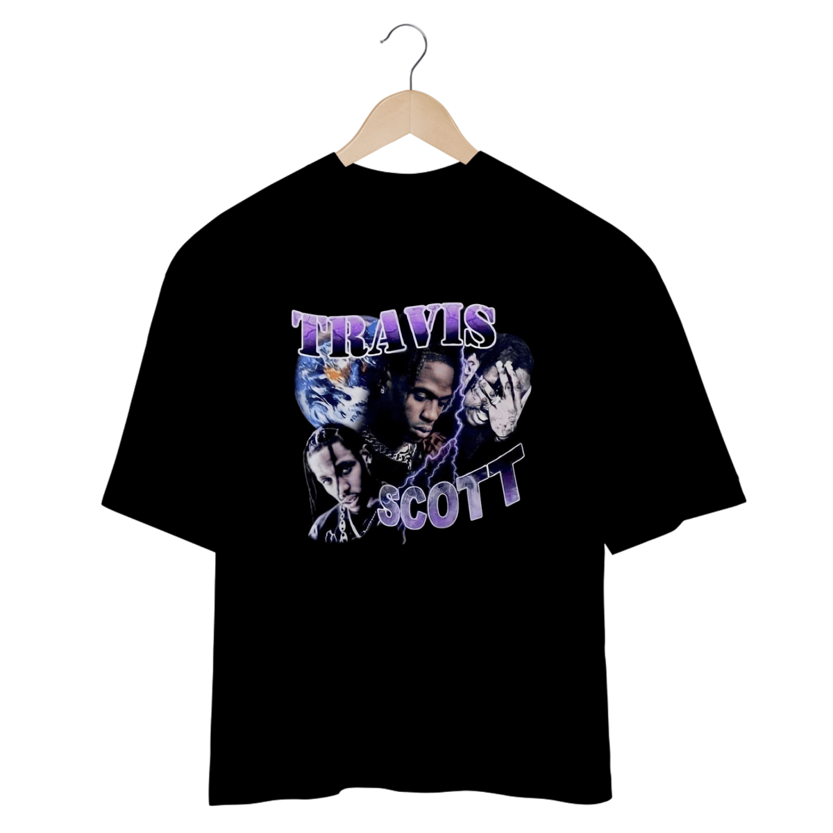Nome do produto: Camiseta Oversized - Travis Scott