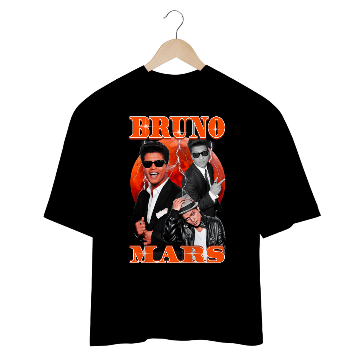 Nome do produto: Camiseta Oversized - Bruno Mars