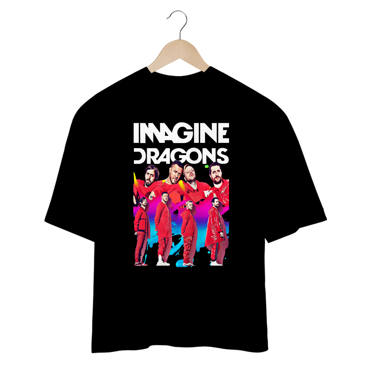 Nome do produto: Camiseta Oversized - Imagine Dragons