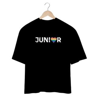 Camiseta Oversized - Pride JUNIOR coração