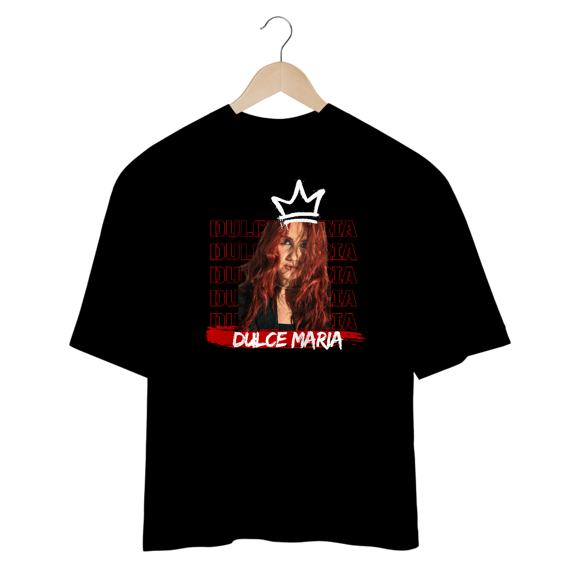 Camiseta Oversized - RBD Dulce Maria Rainha