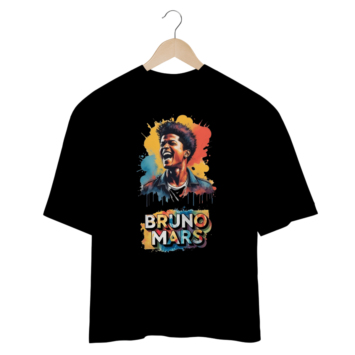 Nome do produto: Camiseta Oversized - Bruno Mars 
