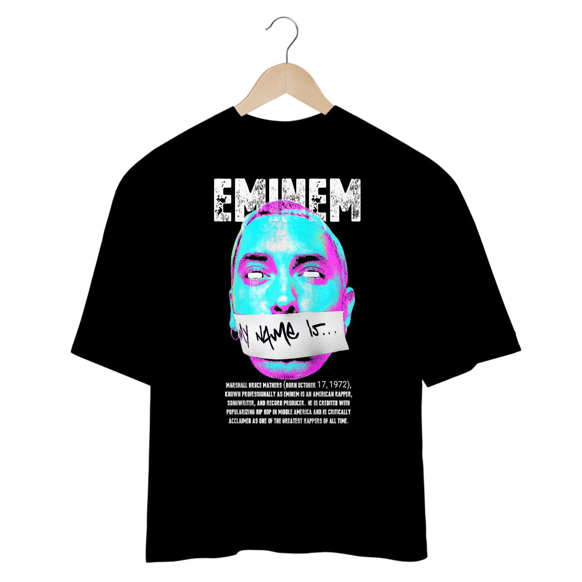 Nome do produto: Camiseta Oversized - Eminem