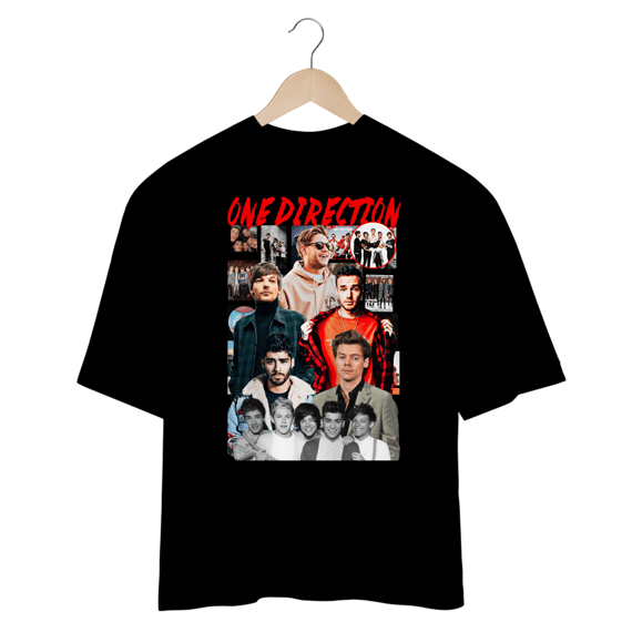 Camiseta Oversized - One Direction