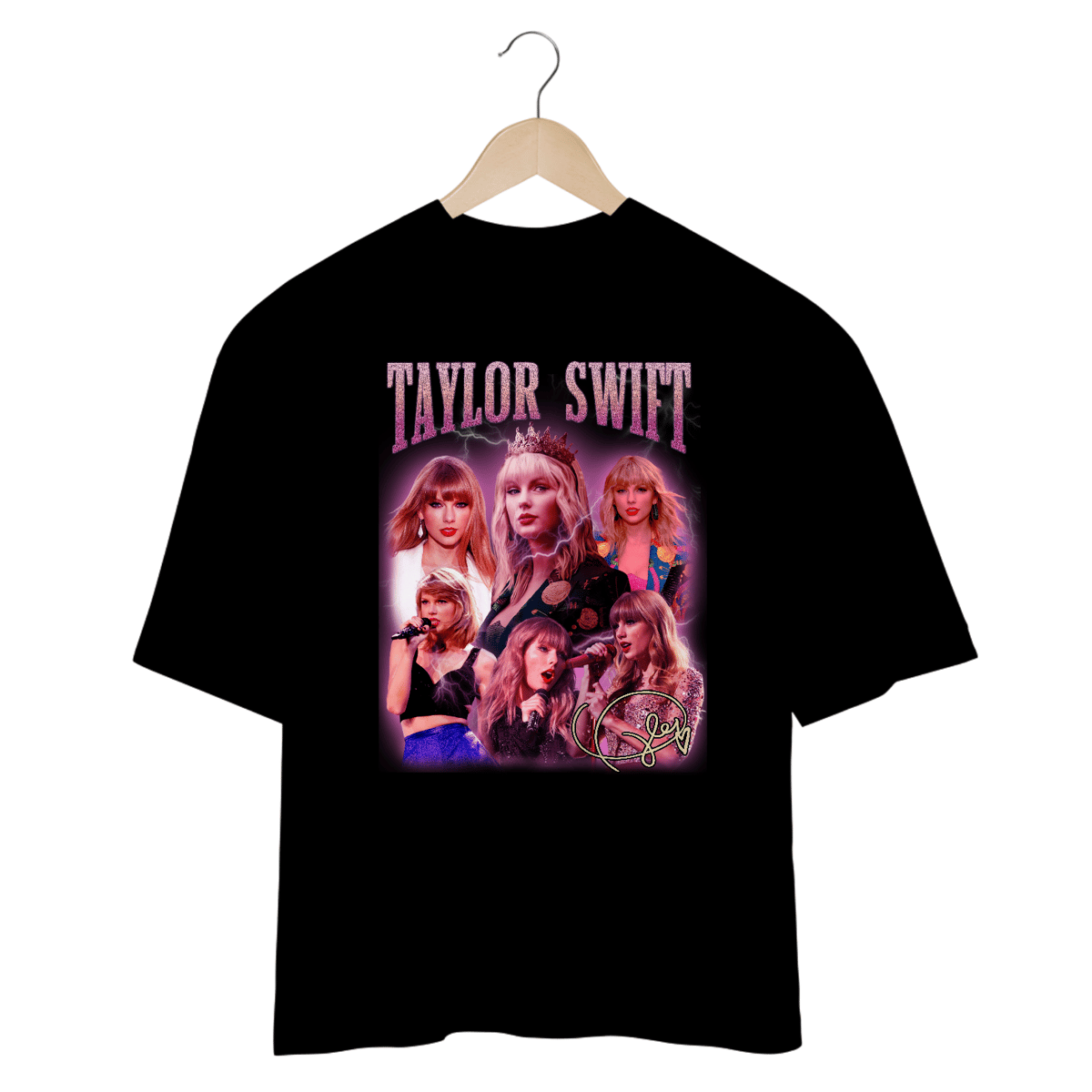 Nome do produto: Camiseta Oversized - Taylor Swift