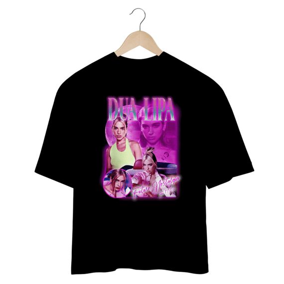 Camiseta Oversized - Dua Lipa