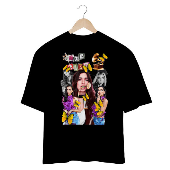 Camiseta Oversized - Dua Lipa