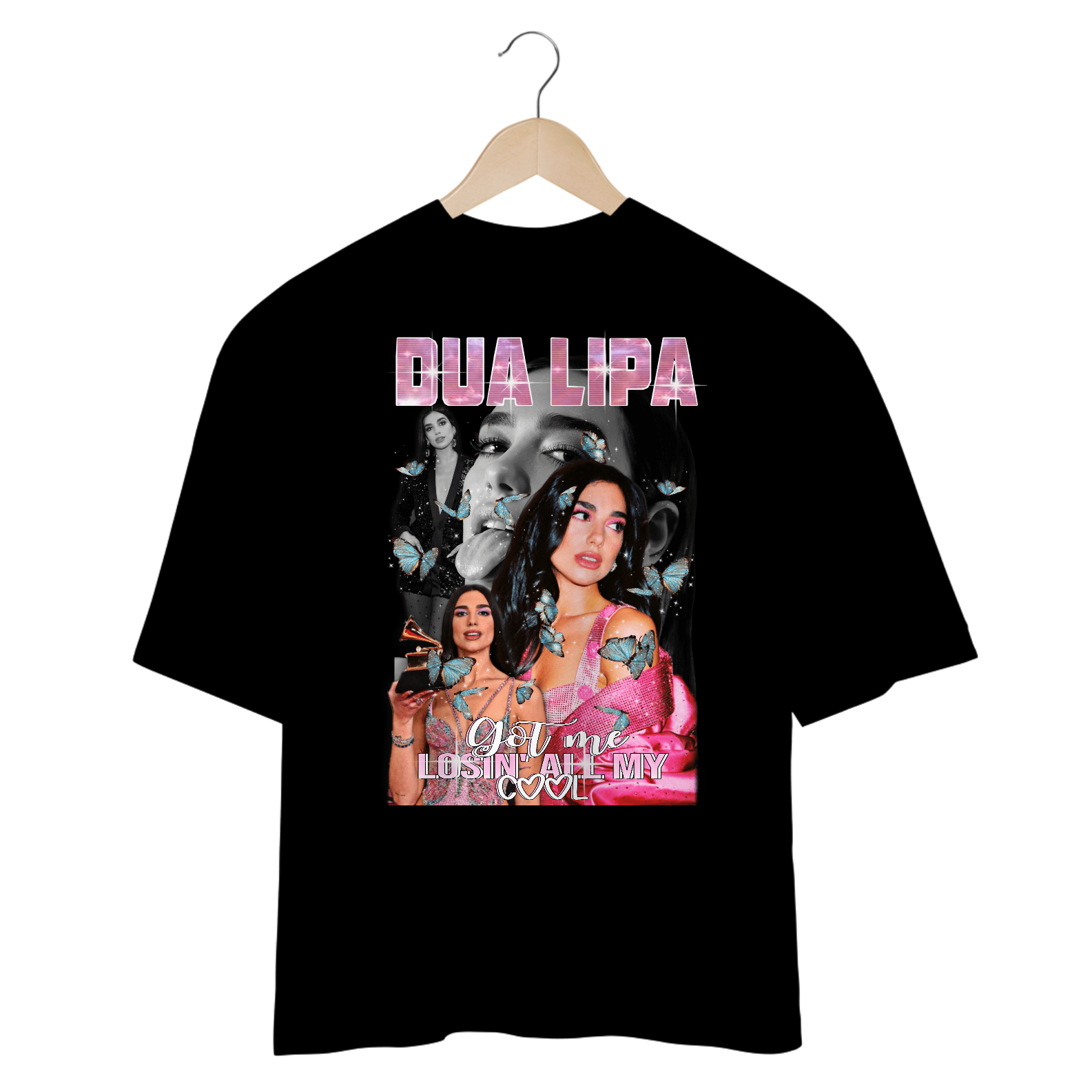 Camiseta Oversized - Dua Lipa