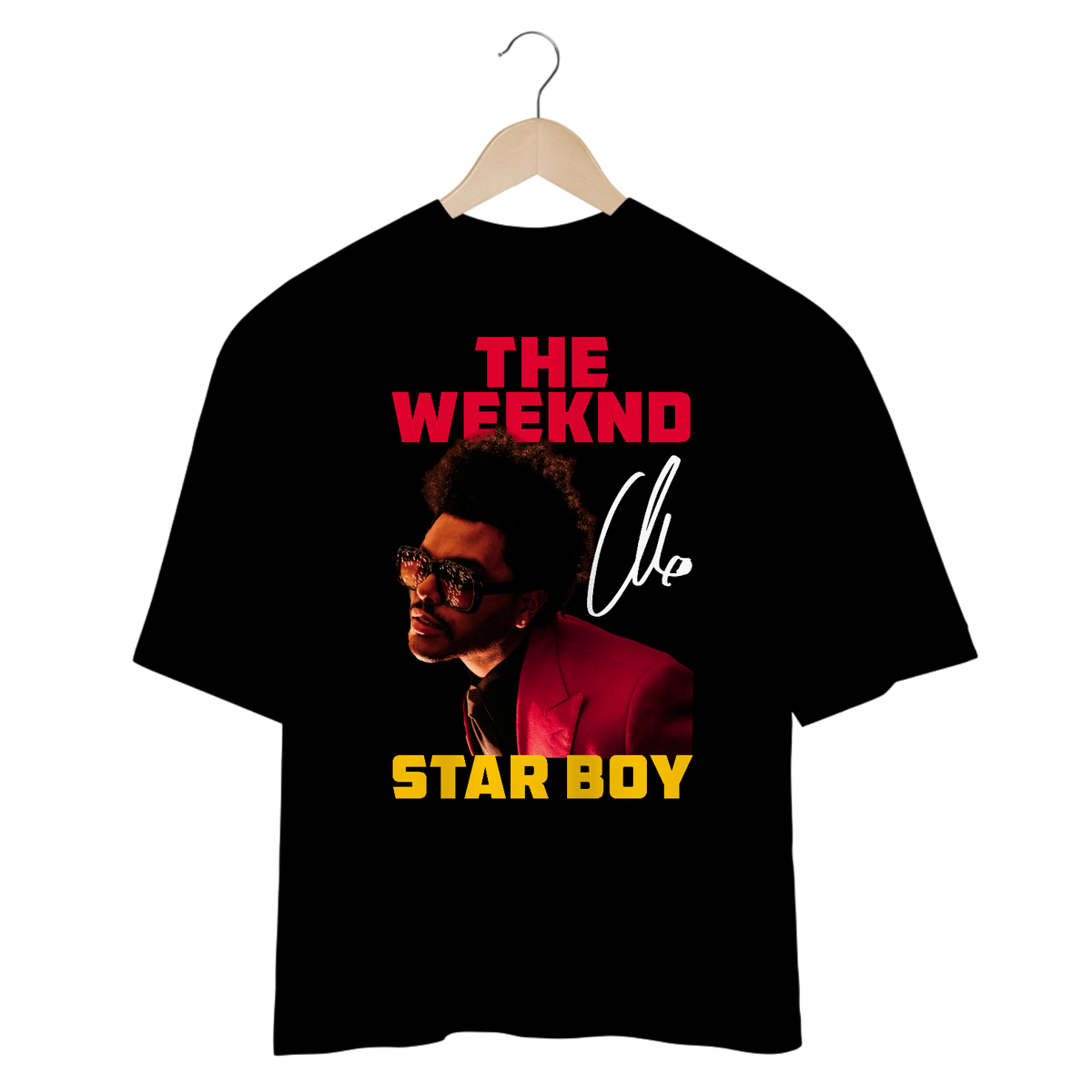 Nome do produto: Camiseta Oversized - The Weeknd